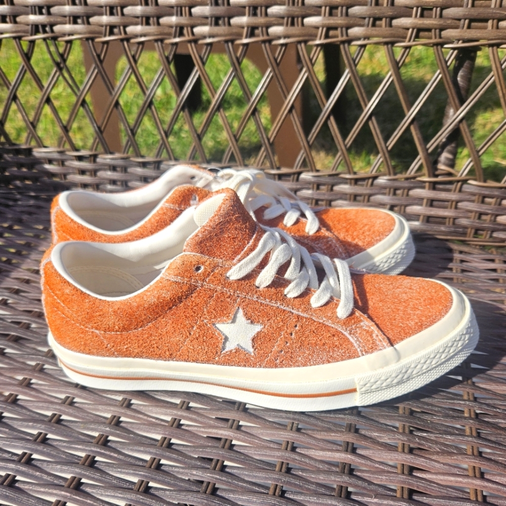Nwot Converse Women's One Star Low Dusty Peach Egret Sneakers Size 6.5